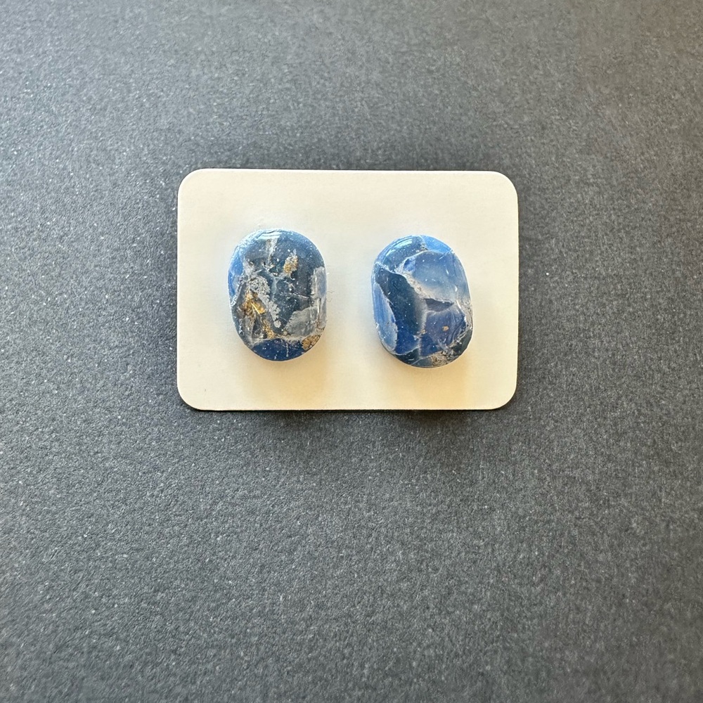 Handmade polymer clay earrings